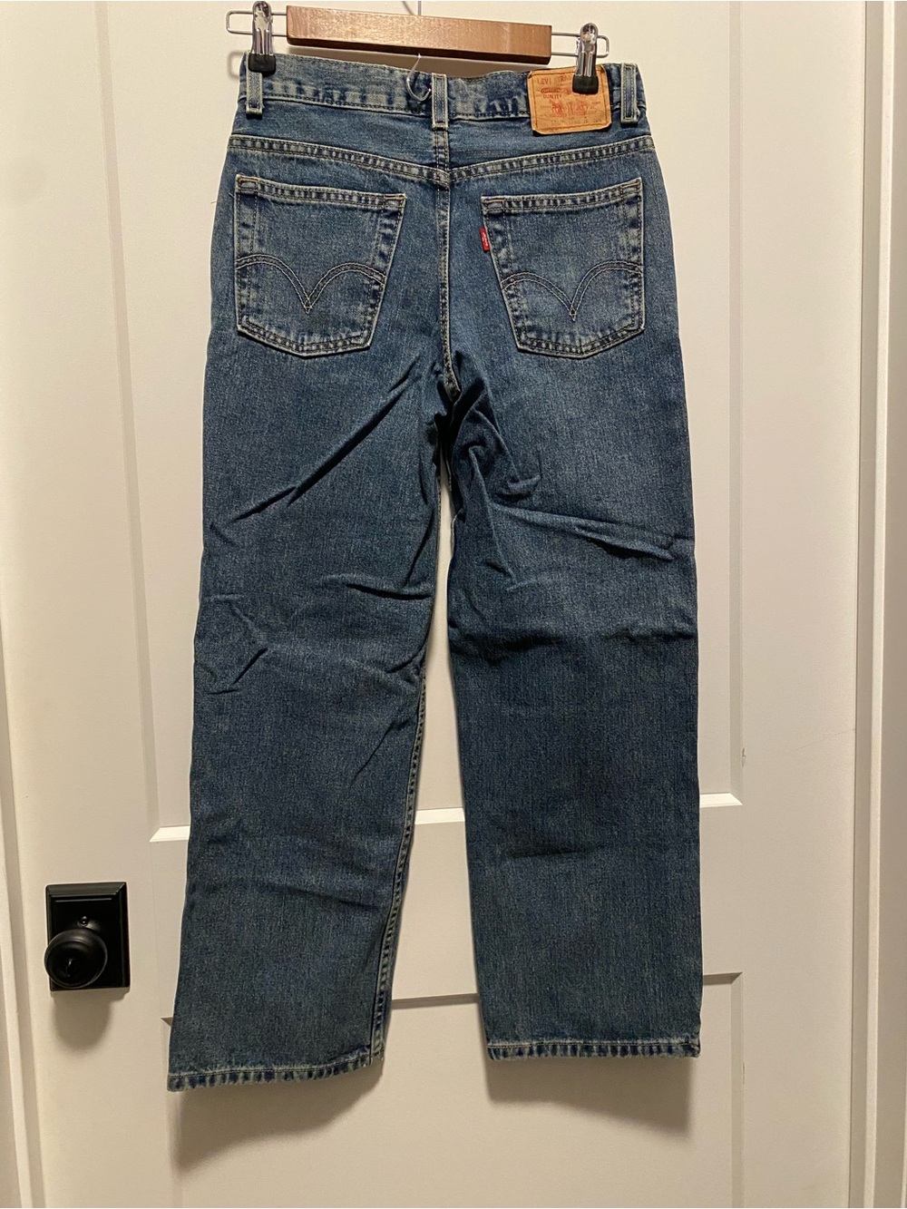 Levi's Men's Dark Blue Straight-Leg Jeans